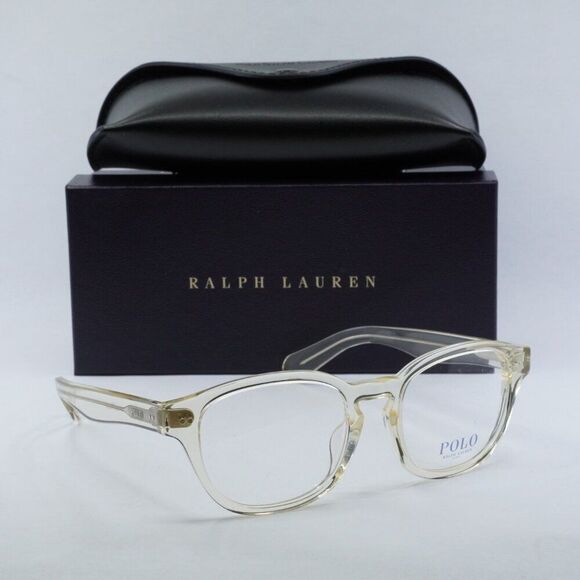 NEW POLO RALPH LAUREN PH2261U 5034 SHINY TRANSPARENT PINOT GREY EYEGLASSES - Picture 9 of 9